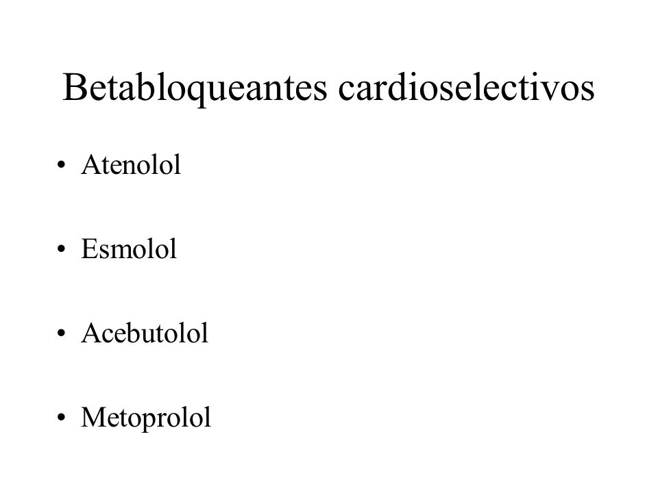 betabloqueantes cardioselectivos diabetes mellitus